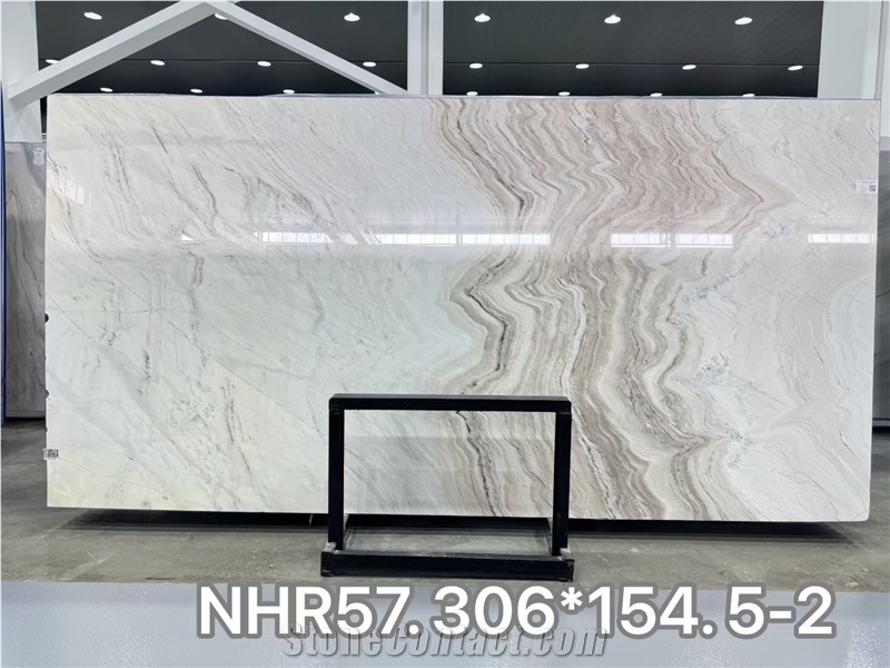 Italy Palissandro White Marble Slabs