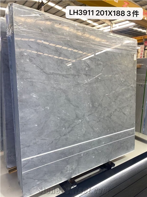 Italy Royal Blue Bardiglio Carrara Marble Slabs