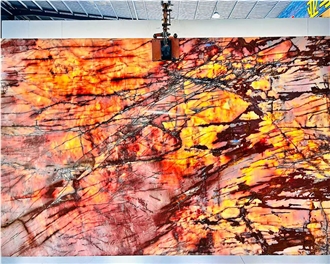 Juliet Crystal Pink Quartzite Slabs