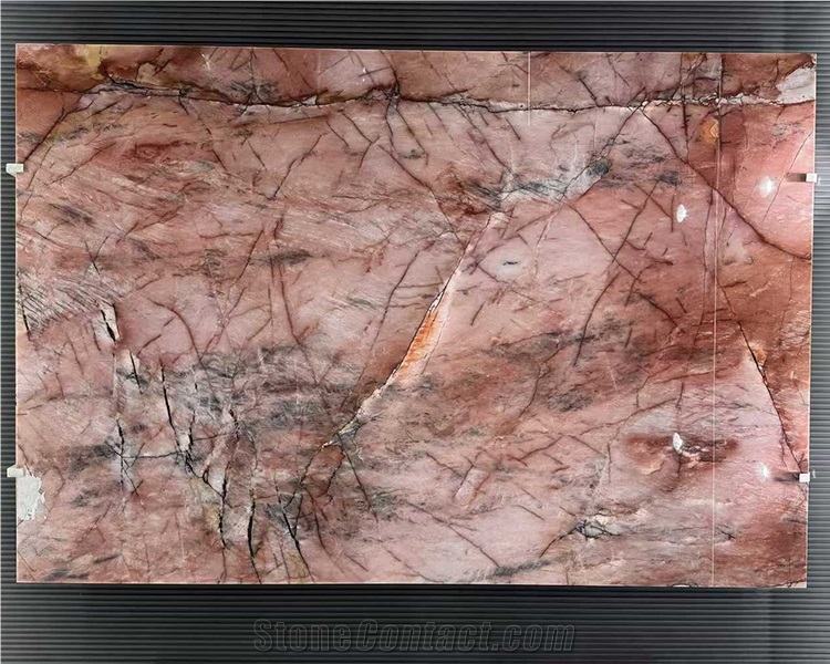Juliet Crystal Pink Quartzite Slabs