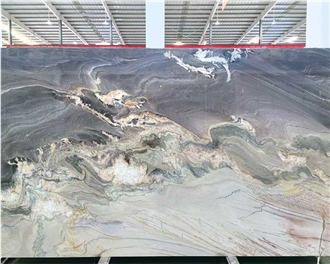 Natural Aquarella Quartzite Stone Slabs