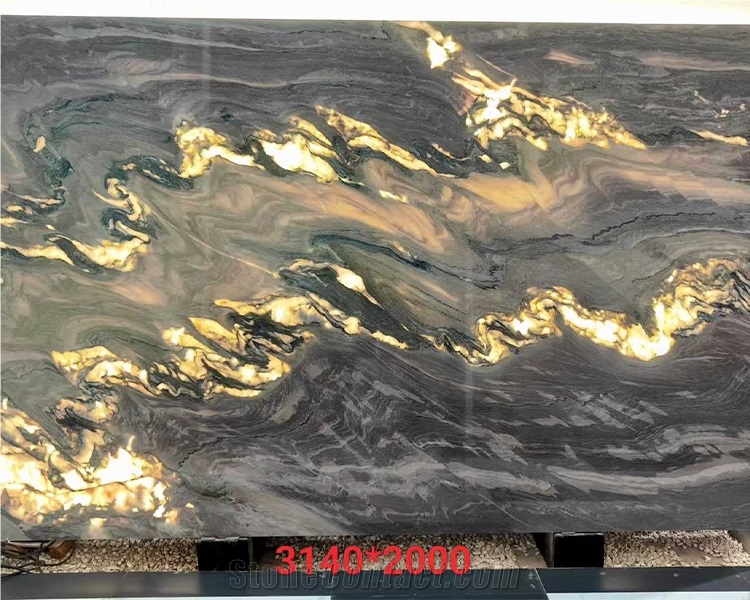 Natural Aquarella Quartzite Stone Slabs