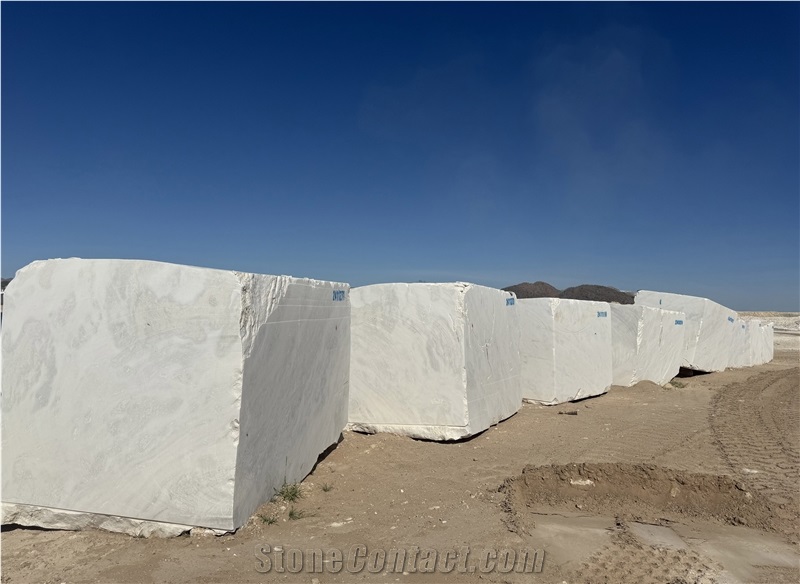 Namib Bianco, Mystery White, Namibian White Marble Blocks