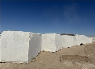 Namib Bianco, Mystery White, Namibian White Marble Blocks