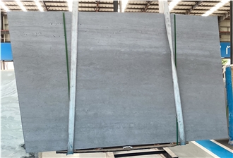 Alina Grey Travertine Slabs, Vein Cut