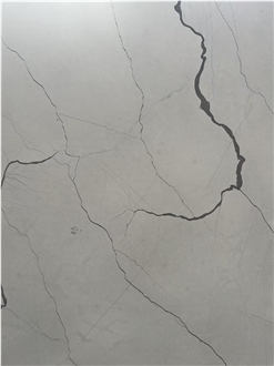 Beige Zecevo Limestone Slabs, Dark Veined