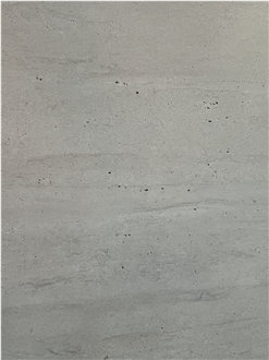 China Alina Grey Travertine Slabs Vein Cut Honed