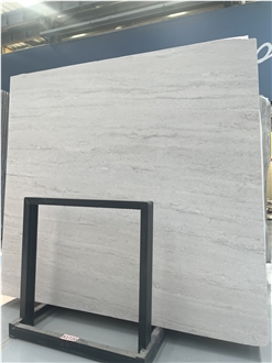 Chinese Grey Travertino Alina  Honed   Slabs,Vein Cut T18