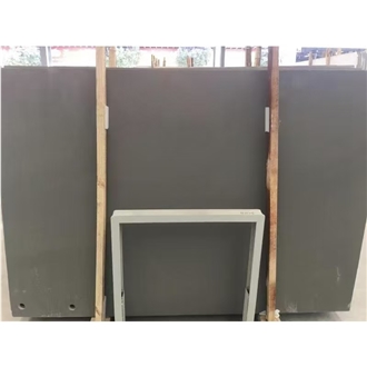 Elegant Pure Color Apple Grey Marble Slabs
