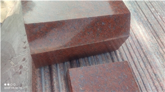 Jhansi Red Granite Polished Tile Slabs