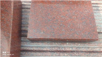 Jhansi Red Granite Polished Tile Slabs