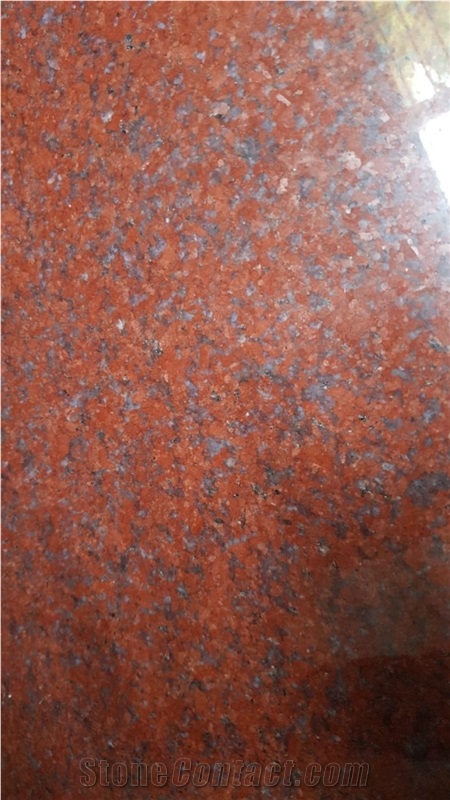 Jhansi Red Granite Polished Tile Slabs