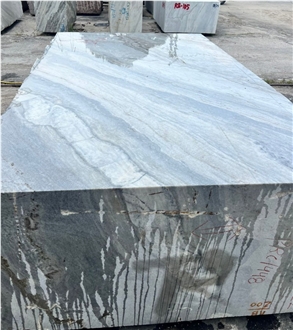 River Blue Marble Slab Tiles Polished And Leather