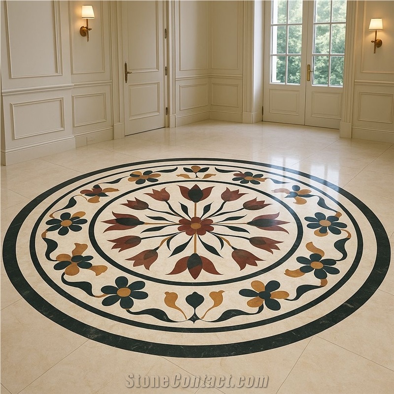 Inlay Marble Floor Medallion