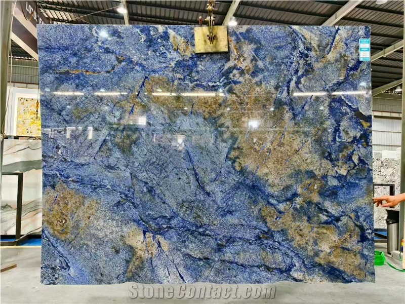 Brazil Azul Bahia Granite Angra Blue Granite Slabs