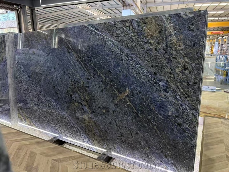 Brazil Azul Bahia Granite Angra Blue Granite Slabs