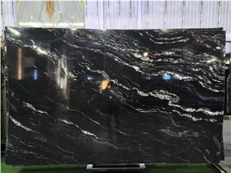 Brazil Black Cosmic Granite Slabs
