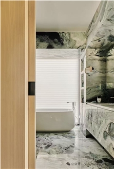 Irish Ice Jade Wild Green Marble Slabs, Floor And Wall  Tiles