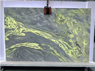 Irish Ice Jade Wild Green Marble Slabs, Floor And Wall  Tiles