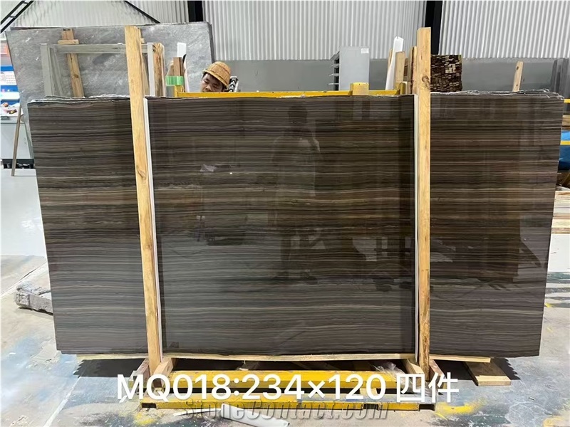 Tobacco Brown Obama Wood Marble Slabs