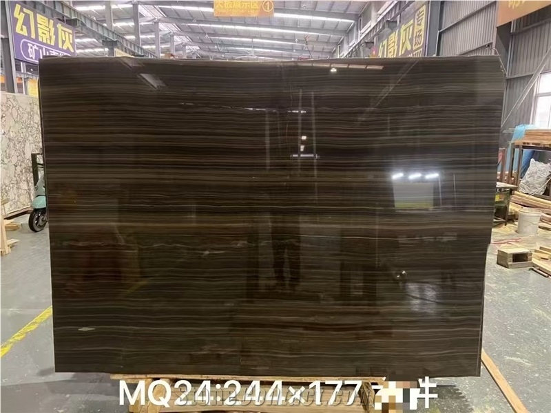 Tobacco Brown Obama Wood Marble Slabs