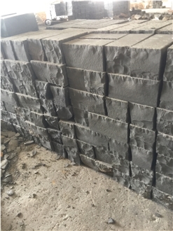 Black Granite Cobbles Paving Stone 150*300*150Mm