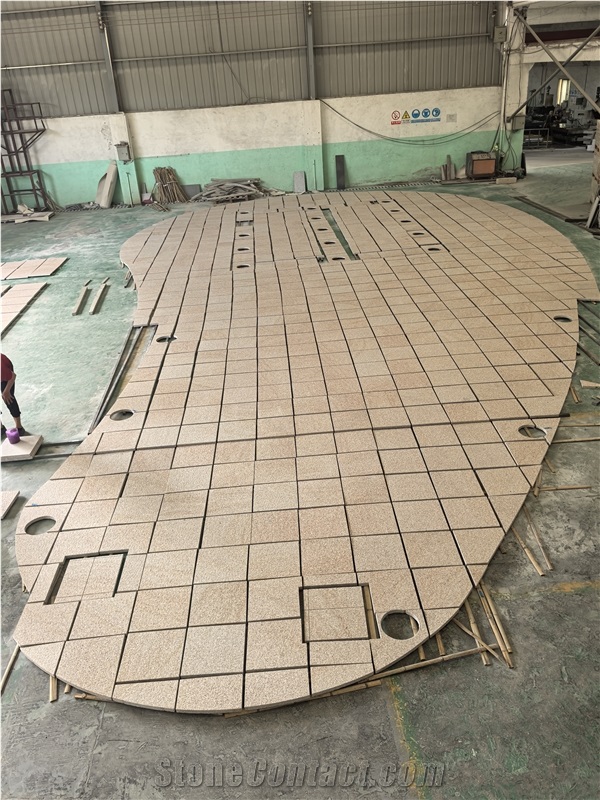 G682 Granite Floor Tile Rusty Yellow Granite 300*600 Granite