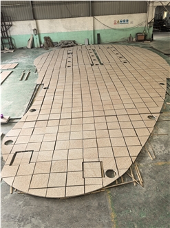 G682 Granite Floor Tile Rusty Yellow Granite 300*600 Granite