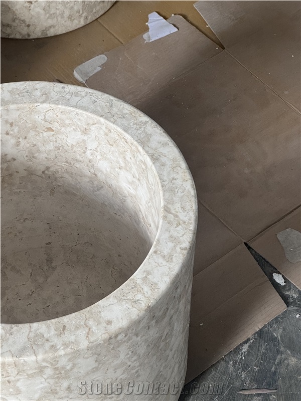 Full Polished Marble Planter Pot Home Decor Products