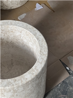 Full Polished Marble Planter Pot Home Decor Products