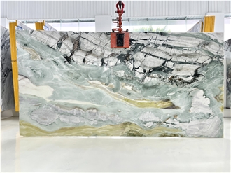 Fantasy Dreaming Green Marble Slabs