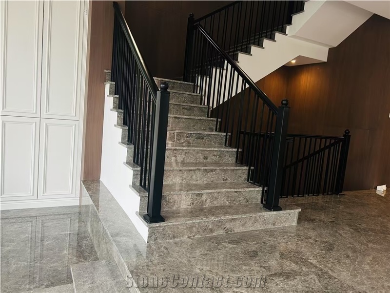 Tundra Grey Marble Slabs Polished