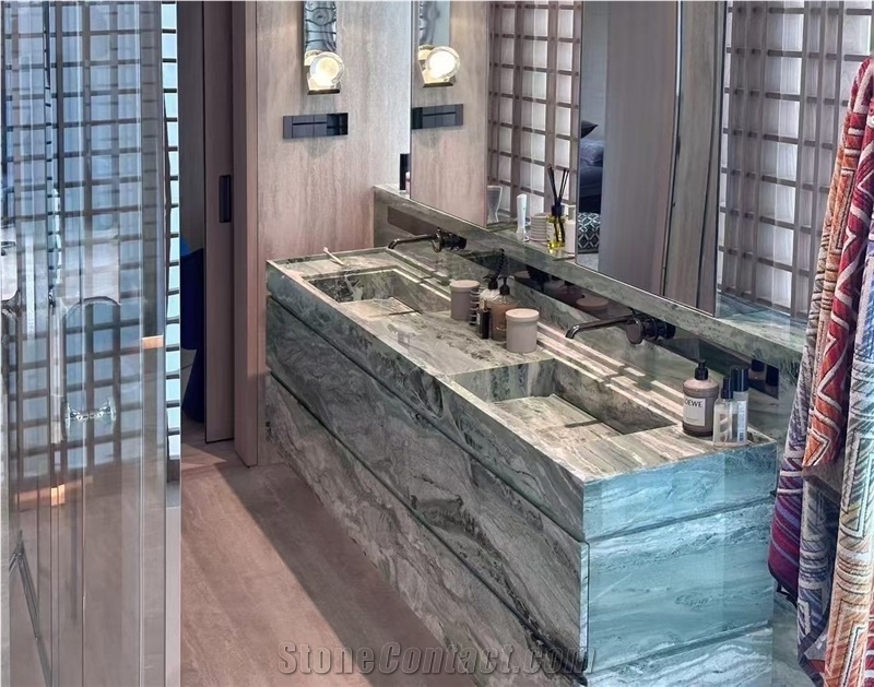 Victoria Green Marble Polished 18Mm Slabs