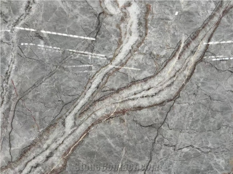 Fior Di Pesco Grey Marble Slabs