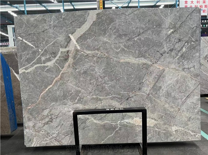 Fior Di Pesco Grey Marble Slabs