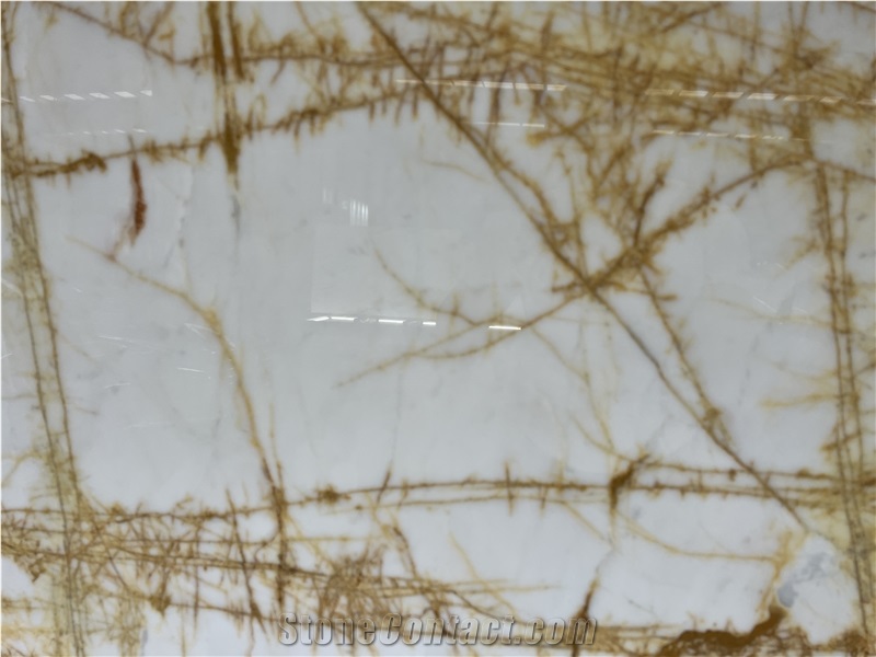 Golden Spider Marble Slabs