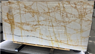 Golden Spider Marble Slabs