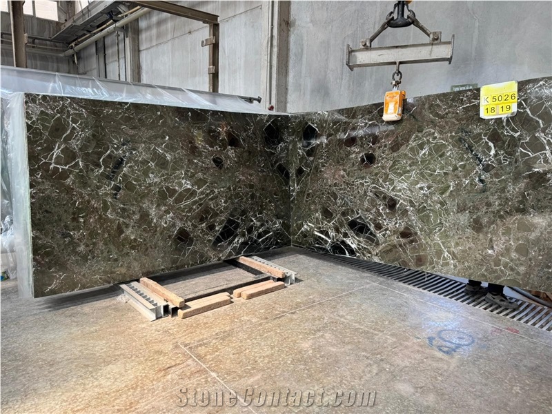 Verde Levanto Marble Slabs  Tiles