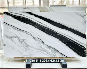 China White Stone Panda White  Marble Slabs For Interior