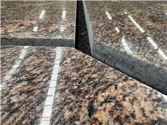 Giallo California Granite Stair Treads & Risers