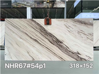Palissandro White Marble Slab Tiles