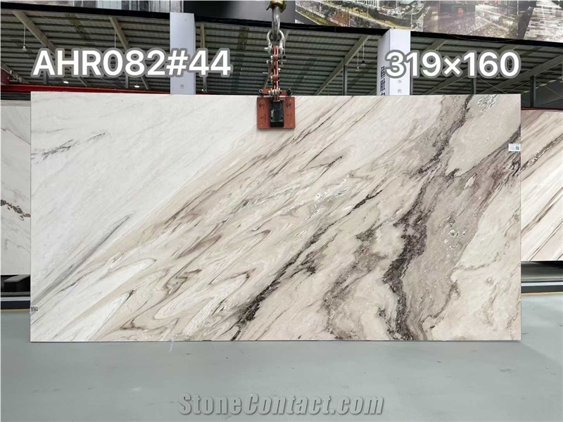 Palissandro White Marble Slab Tiles