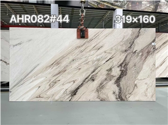 Palissandro White Marble Slab Tiles