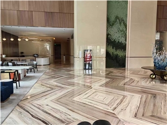 Palissandro White Marble Slab Tiles