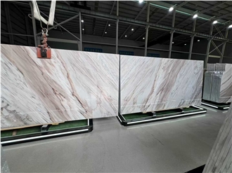 Palissandro White Marble Slab Tiles