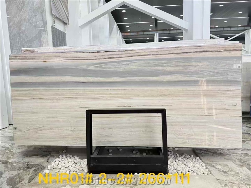 Palissandro White Marble Slab Tiles