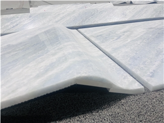 Cristallo Blue Marble Curved Wall Tiles