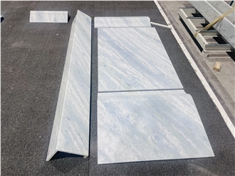 Cristallo Blue Marble Curved Wall Tiles