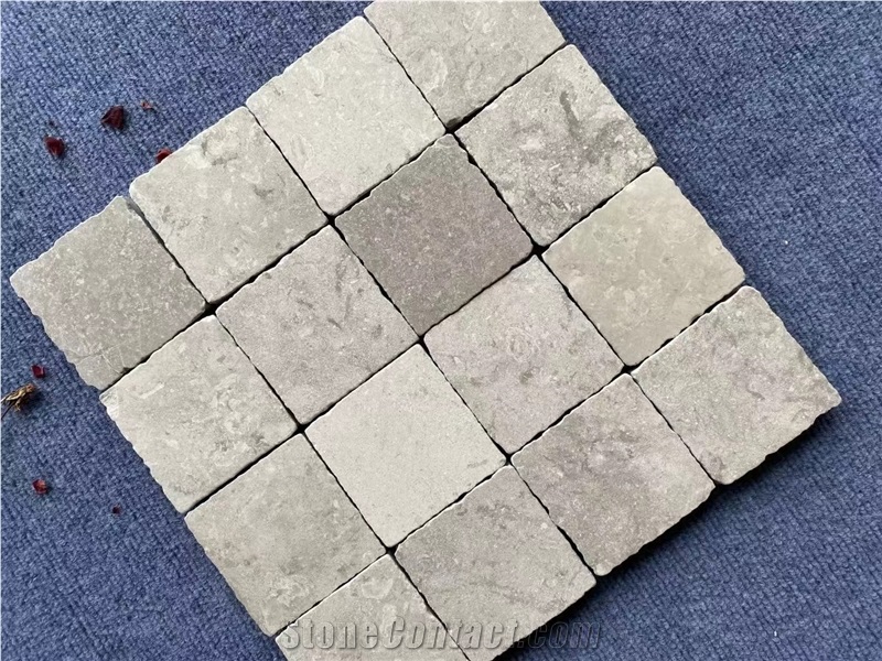 Champagne Gray Limestone  Cube Stone