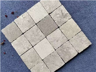 Champagne Gray Limestone  Cube Stone
